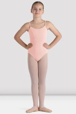 Bloch Basics & Uniformen|Trikots^Rihanna Turnanzug mit U-Ausschnitt und Rückenausschnitt für Mädchen lightpink