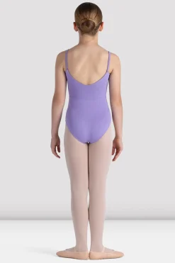 Bloch Basics & Uniformen|Trikots^Rihanna Turnanzug mit U-Ausschnitt und Rückenausschnitt für Mädchen lavender