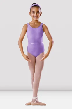 Bloch Basics & Uniformen|Trikots^Ärmelloser Tank-Trikot für Mädchen mit Gürtel