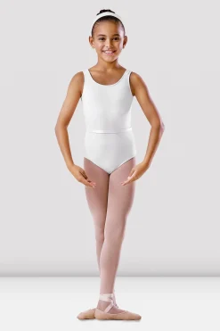 Bloch Basics & Uniformen|Trikots^Ärmelloser Tank-Trikot für Mädchen mit Gürtel