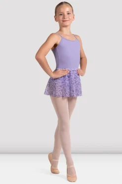 Bloch Röcke & Tutus^Rock mit Blumenmuster für Mädchen lilachaze