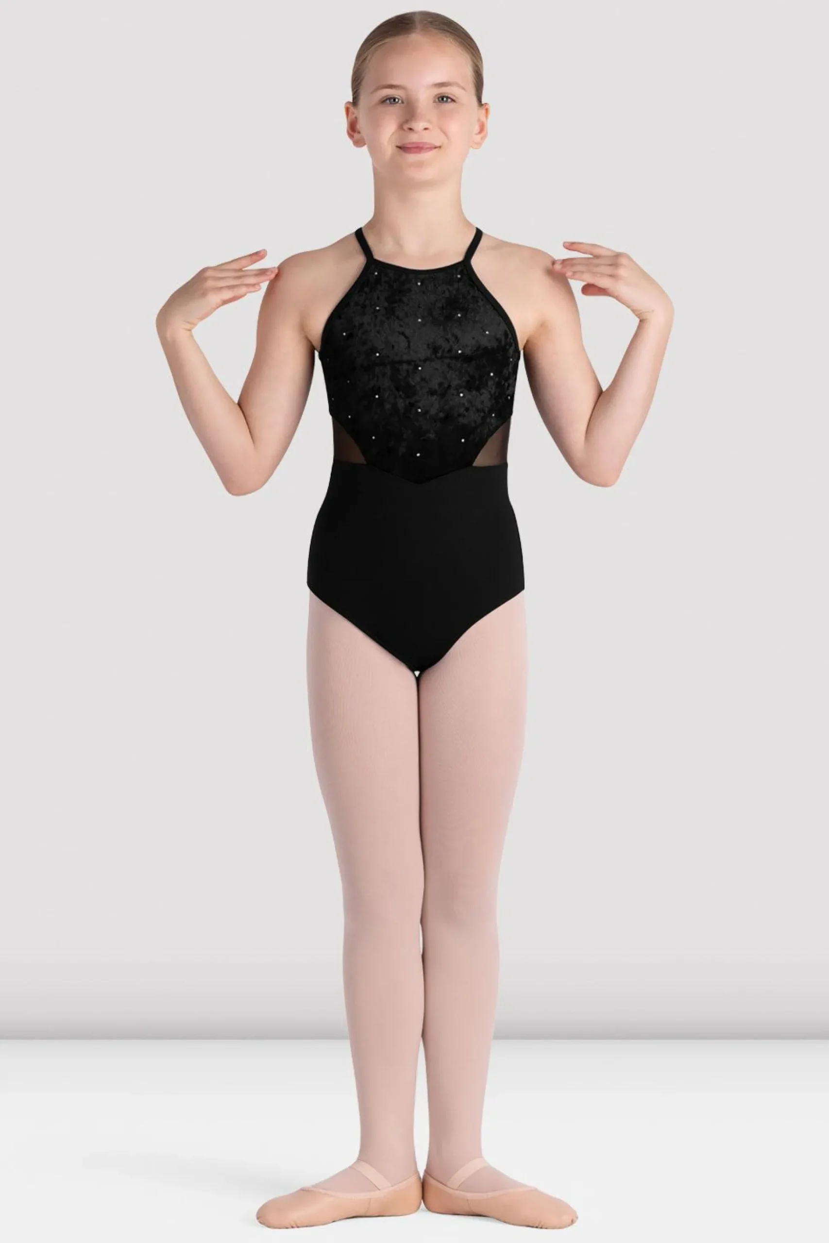 Bloch Trikots^Rosie Neckholder-Trikot für Mädchen black