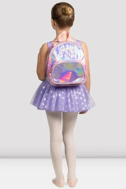 Bloch Taschen^Schillernder Ballerina-Rucksack für Mädchen iridescentpink