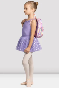 Bloch Taschen^Schillernder Ballerina-Rucksack für Mädchen iridescentpink