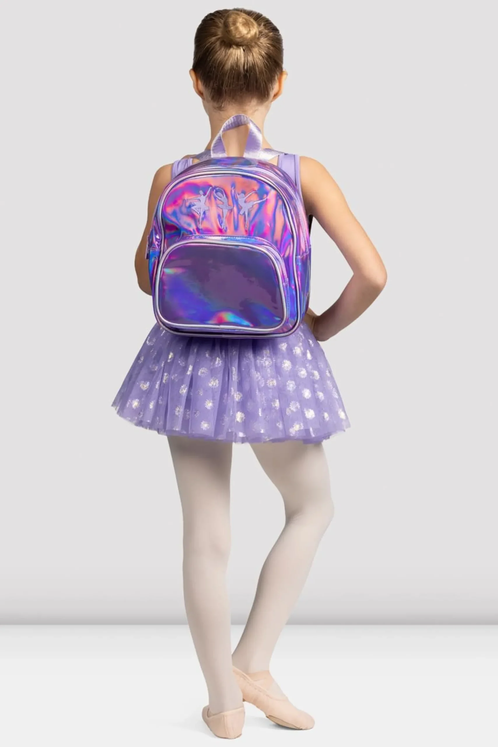 Bloch Taschen^Schillernder Ballerina-Rucksack für Mädchen iridescentlilac