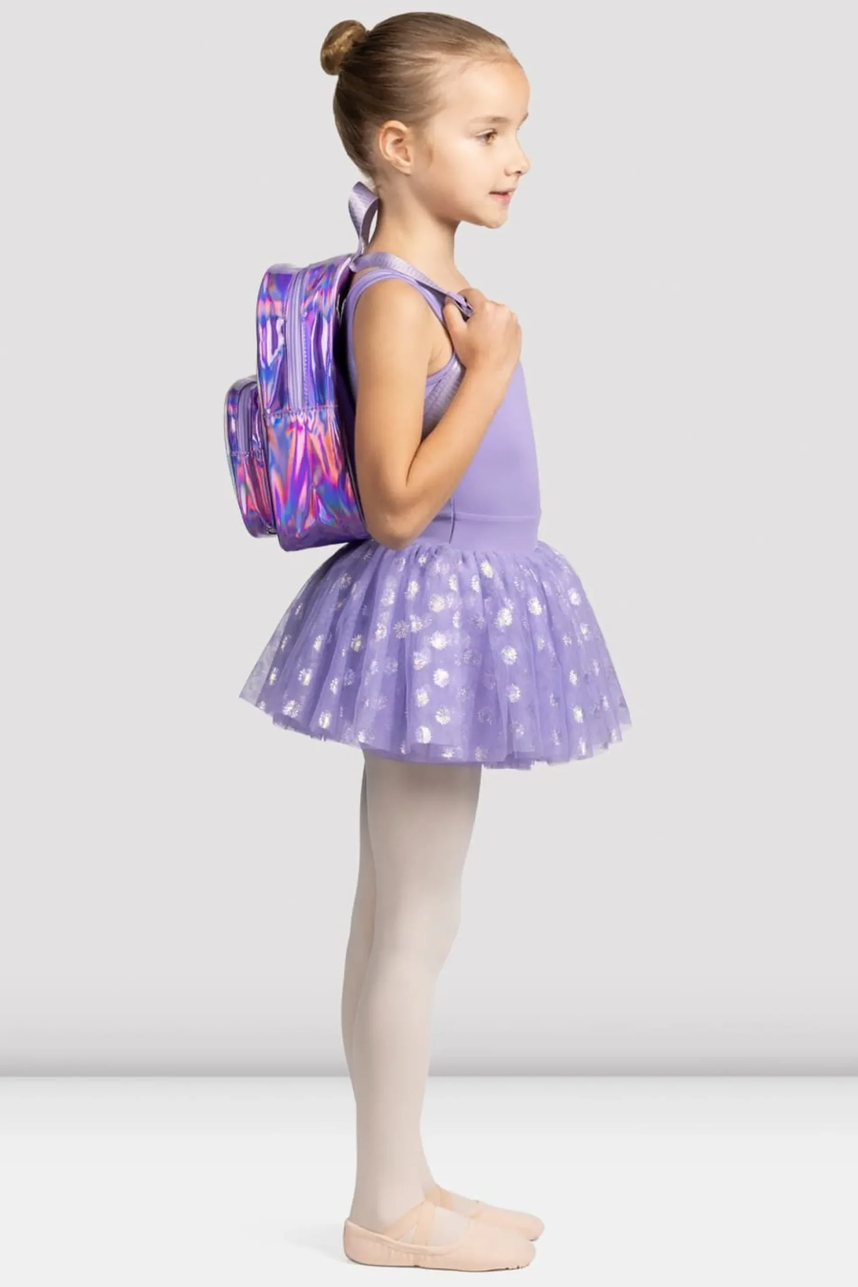 Bloch Taschen^Schillernder Ballerina-Rucksack für Mädchen iridescentlilac