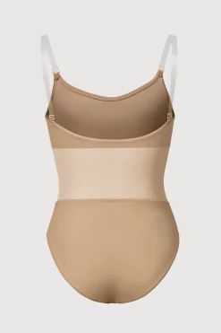 Bloch Unterwäsche^Sunna-Body mit Mesh-Einsatz für Mädchen tan