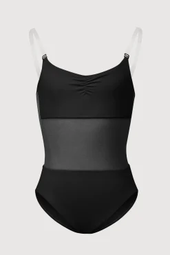 Bloch Unterwäsche^Sunna-Body mit Mesh-Einsatz für Mädchen black