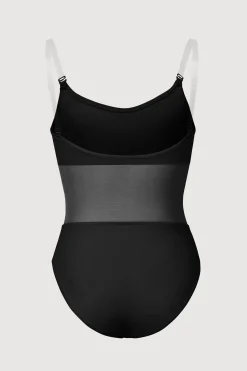 Bloch Unterwäsche^Sunna-Body mit Mesh-Einsatz für Mädchen black