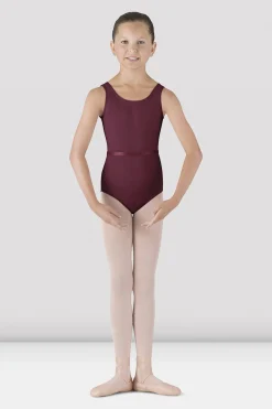 Bloch Basics & Uniformen|Trikots^Tank-Trikot mit Gürtel für Mädchen