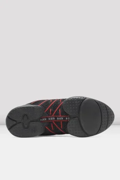 Bloch Herren|Tanzsneaker^Tanzsneaker mit überkreuzter, geteilter Sohle für Erwachsene