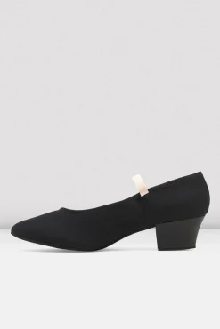 Bloch Charakter^Tempo-Schuhe mit kubanischem Absatz für Damen