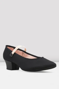 Bloch Charakter^Tempo-Schuhe mit kubanischem Absatz für Damen