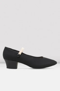 Bloch Charakter^Tempo-Schuhe mit kubanischem Absatz für Damen