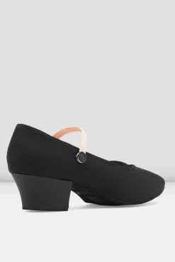 Bloch Charakter^Tempo-Schuhe mit kubanischem Absatz für Damen