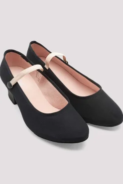 Bloch Charakter^Tempo-Schuhe mit kubanischem Absatz für Damen