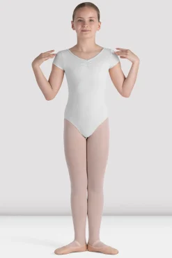 Bloch Basics & Uniformen|Trikots^Trikot mit Flügelärmeln für Mädchen „Piper“ white
