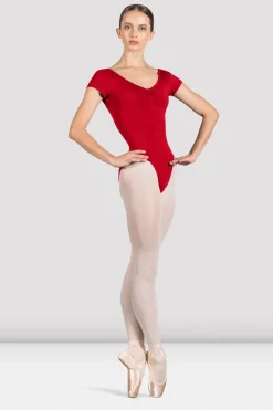 Bloch Grundlagen|Trikots^Turnanzug mit Flügelärmeln für Damen von Penny red