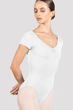 Bloch Grundlagen|Trikots^Turnanzug mit Flügelärmeln für Damen von Penny white