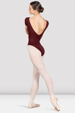 Bloch Grundlagen|Trikots^Turnanzug mit Flügelärmeln für Damen von Penny burgundy