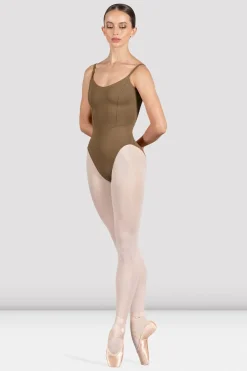 Bloch Grundlagen|Trikots^Turnanzug „Ruby“ mit Rundhalsausschnitt für Damen almond