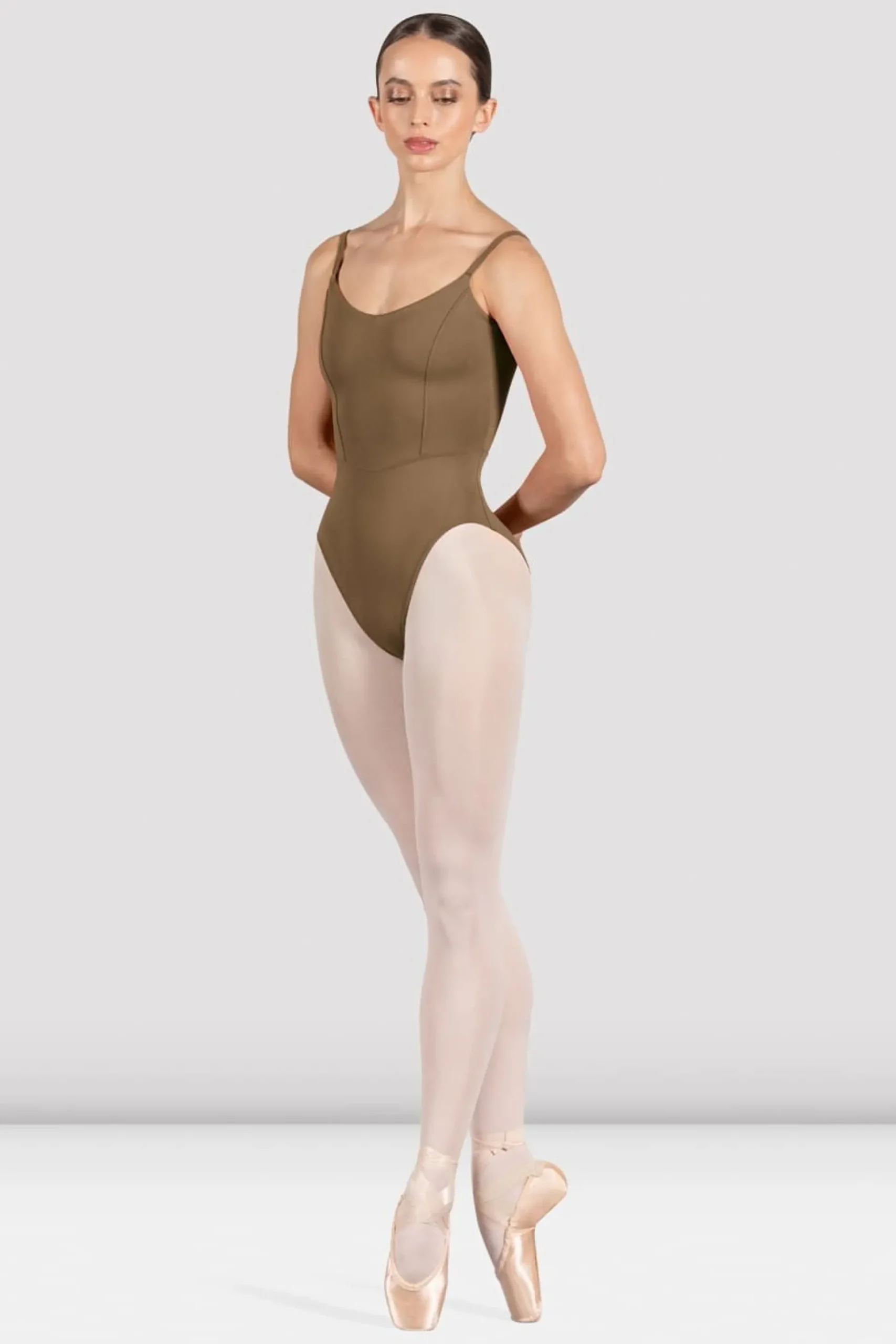 Bloch Grundlagen|Trikots^Turnanzug „Ruby“ mit Rundhalsausschnitt für Damen almond