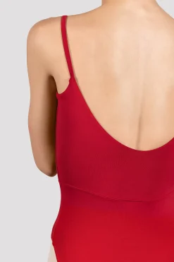 Bloch Grundlagen|Trikots^Turnanzug „Ruby“ mit Rundhalsausschnitt für Damen red