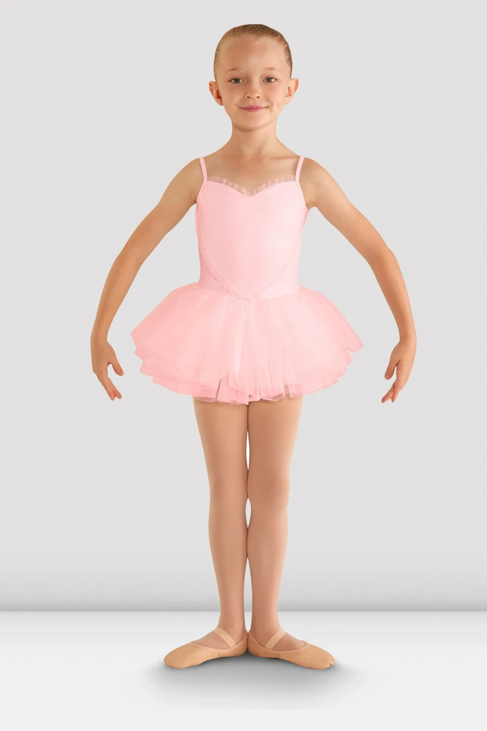 Bloch Kleider|Performance^Tutu-Trikot für Mädchen mit Valentinstags-Motiv
