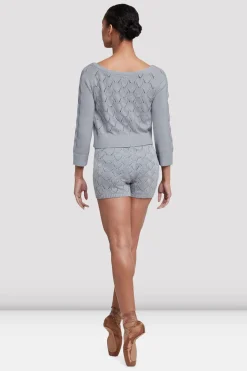 Bloch Oberteile|Aufwärmen^Viola Pullover mit 3/4-Ärmeln für Damen greymarle